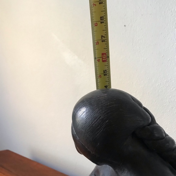 Signed Manuel Felguerez mexican black pottery sculpture of a mother and child - Picture 7 of 10